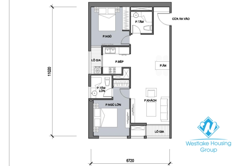 Two bedroom apartment for rent in Park 9 - Time City